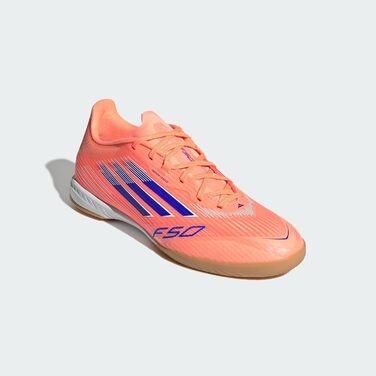 Бутси футбольні adidas F50 Club Messi для залу, 44 2/3 EU, Beam Orange/Lucid Blue/Cloud White