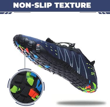 Чоботи для плавання Ziitop: чоловічі та жіночі, для пляжу, швидко сохнуть, з дренажними отворами. Ідеальні для каякінгу, фітнесу, трейлраннінгу та хайкінгу. Розміри 35-46.