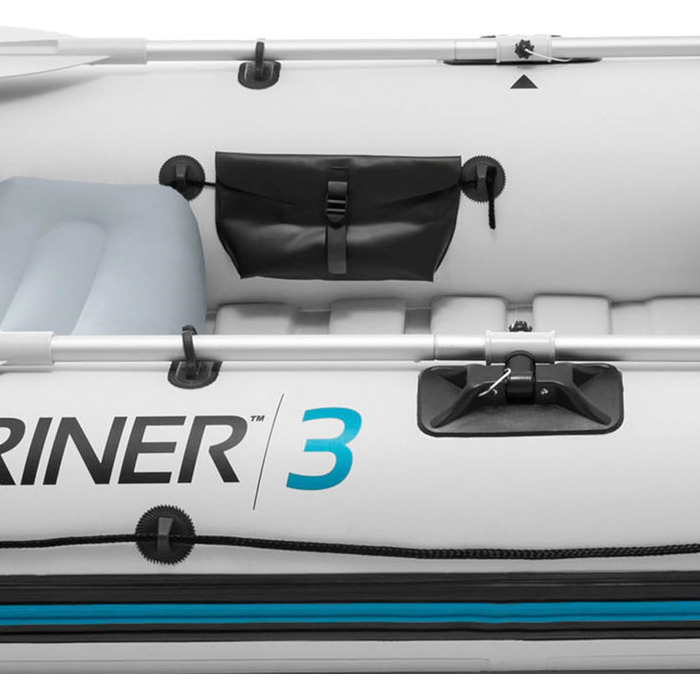 Надувний човен Intex Mariner 3 для трьох осіб з веслами та насосом