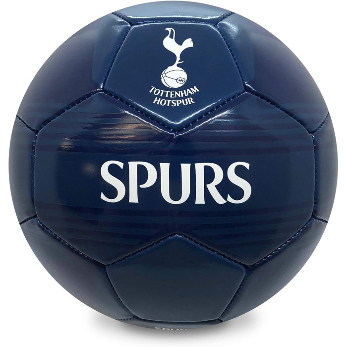 Футбольний м'яч Tottenham Hotspur з логотипом, офіційний мерч, подарунок для фанатів, синій, розмір 4