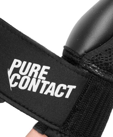 Воротарські рукавиці Reusch Pure Contact Infinity Junior для футболу (чорні) - для дітей та підлітків, для штучного газону