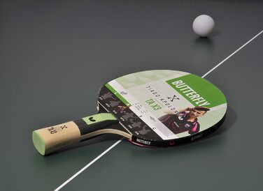 Навчальний тенісний ґравій Butterfly Tiago Apolonia Tax3, чорний/червоний, для дорослих