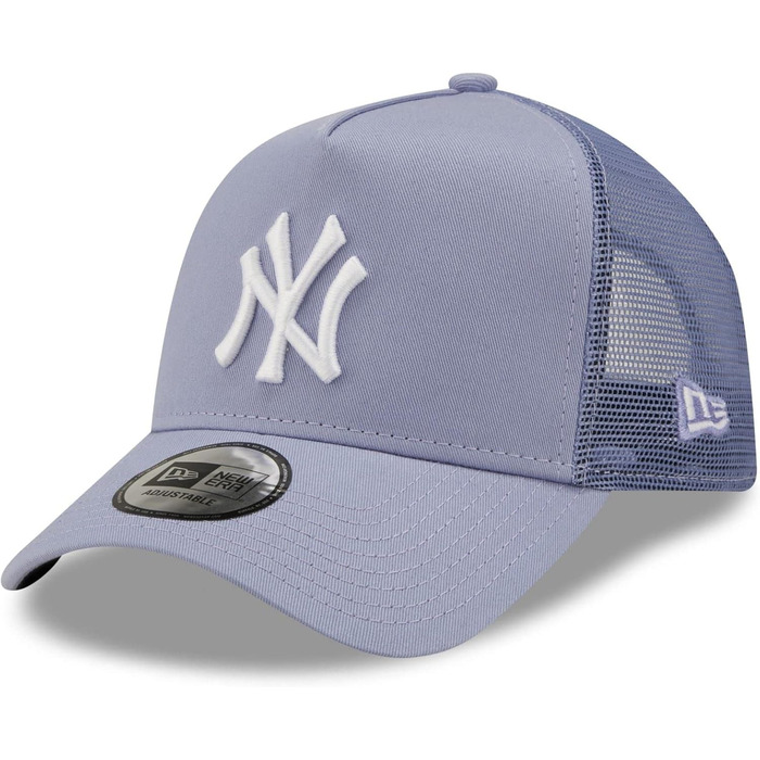 Кепка бейсболка New Era A-Frame Trucker з козирком New York Yankees, фіолетовий
