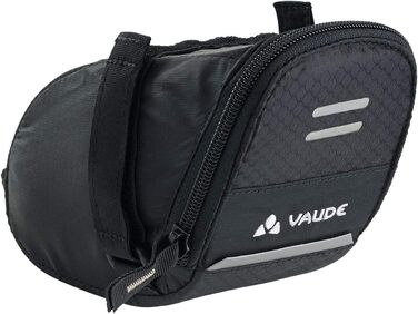 Сумка під сідло для велосипеда VAUDE Race Light XL, чорна, кріплення на липучці, універсальний розмір