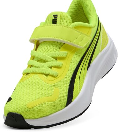 Дитячі кросівки PUMA Pounce Lite Ac+ PS, 28 EU, жовтого та чорного кольорів