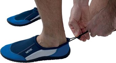 Шльопанці Seac Reef для дорослих та дітей, швидковисихаючі для басейну та пляжу, блакитні (36 EU)