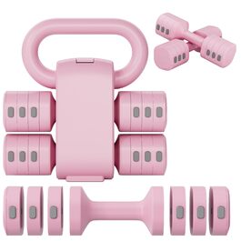 Набір змінених гантелей для жінок 1-5 кг, 2 шт. 4-в-1. Гантелі для дому, силових тренувань. Підходять для жінок та чоловіків.