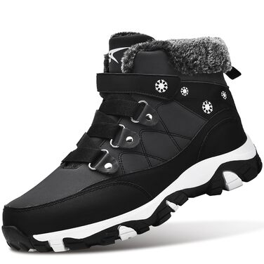 Черевики зимові жіночі ASHION. Зимове взуття, черевики для ходьби, теплі, утеплені, черевики снігові, зимові, Outdoor, Trekking, 39 EU, чорний