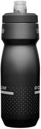 Фляга для води Camelbak Podium 24oz, 710 мл, чорна, з самозакривним носиком, без BPA/BPS/BPF, легко миється (2 шт.)