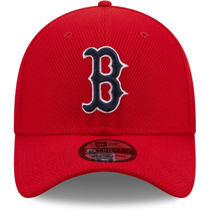 Кепка New Era Boston Red Sox MLB Diamond Era Scarlet 39Thirty Stretch XS-S