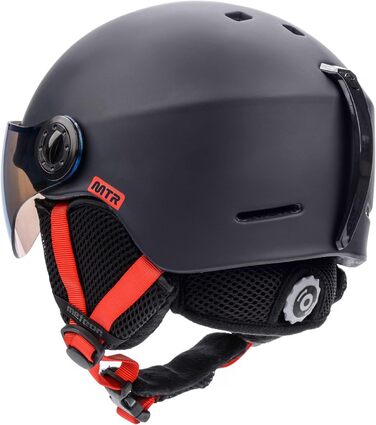 Шолом гірськолижний дитячий/жіночий/чоловічий Meteor, Navy blue (53-55 см)