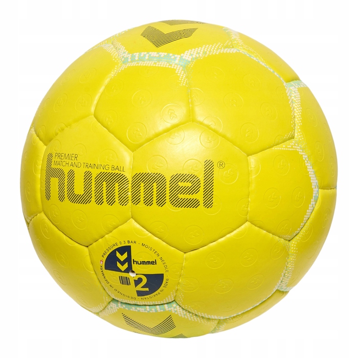 Гандбольний м'яч Hummel Premier HB, жовто-біло-синій, розмір 3