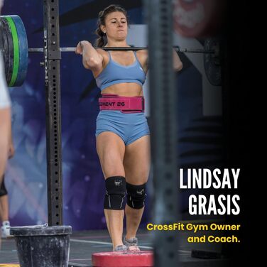 Пояс для важкої атлетики Element 26 Miami Pink - регульований, для CrossFit, пауерліфтингу, олімпійських видів спорту