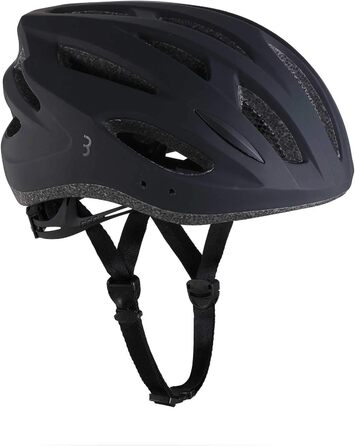 Велосипедний шолом BBB Cycling Condor для дорослих, матовий чорний, знімний візор, захист від комах, для MTB та шосейних велосипедів (54-58 см)