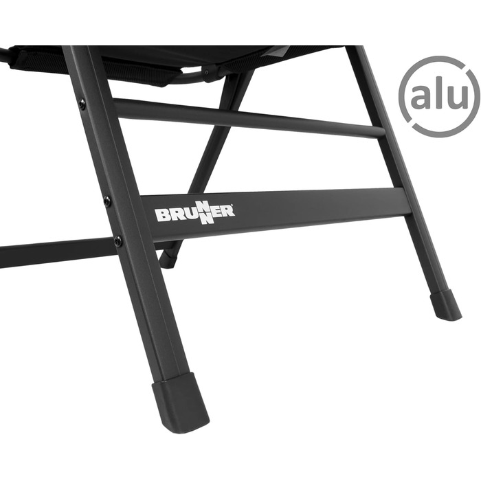 Кемпінговий стілець Brunner Skye 3D Black - чорний, поліестер
