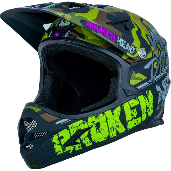 Шолом Broken Head Mud Digger Fullface для даунхілу та маунтінбайку, MTB, BMX, DH, велосипедний, розмір L (59-60 см)