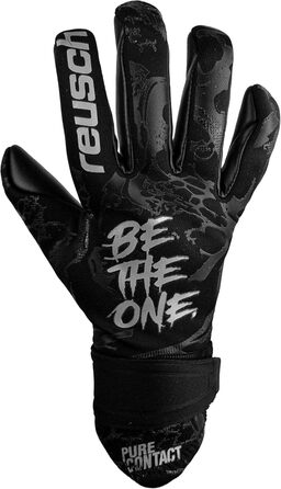 Воротарські рукавиці Reusch Pure Contact Infinity Junior для футболу (чорні) - дитячі, для штучної трави