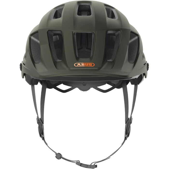 Велошолом ABUS Moventor 2.0 MIPS для гірського велосипеда, з ударозахистом, універсальний, розмір M (54-58 см), темно-зелений