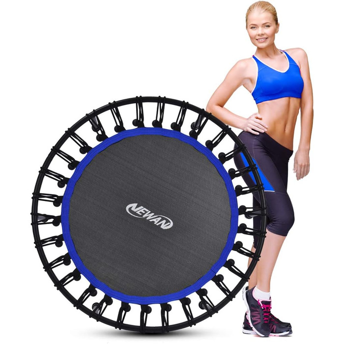 Міні-батут Miuphro Newan 40'' для дому, безшумний, для дорослих, кардіо-тренування, урбан фітнес