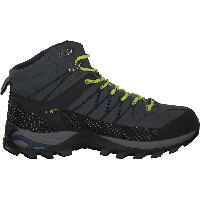 Чоловічі трекінгові черевики CMP Rigel Mid Wp 42 EU сірий/синій