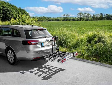 Велотримач EUFAB 11556 для причепної кульки: Amber 4, на 4 велосипеда