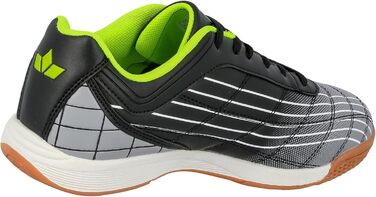 Чоловічі халапи Lico Rockfield Hallenschuhe 39 EU, чорно-сірий, лимонний