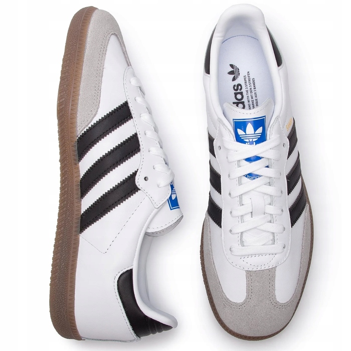 Жіночі спортивні кросівки Adidas Samba OG Cloud White B75806, розмір 38 2/3
