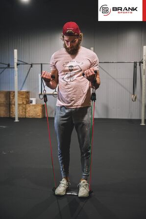 Резинки для фітнесу Widerstandsbänder - Набір еластичних гумок для силових тренувань та фітнесу. Зручні для дому та залу. Безкоштовний посібник та чохол.