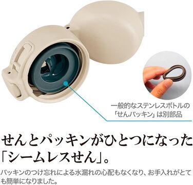 Термос-бутилка ZOJIRUSHI SM-WP24-GZ, 480 мл, попелясто-зелена