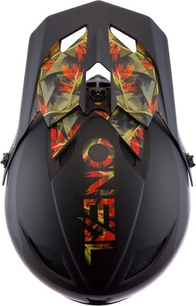 Шолом велосипедний O'NEAL Fury Mahalo Multi, захисний, для MTB, яскравий дизайн