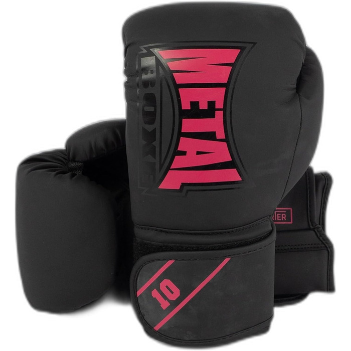 Тренувальні рукавички для боксу METAL BOXE для початківців, рожеві