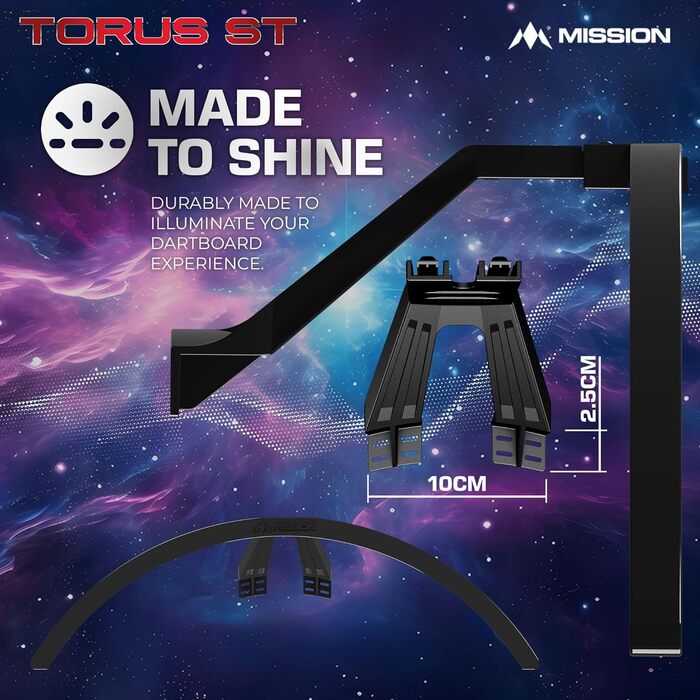 Електронна мішень для дартсу Mission Torus ST з підсвіткою