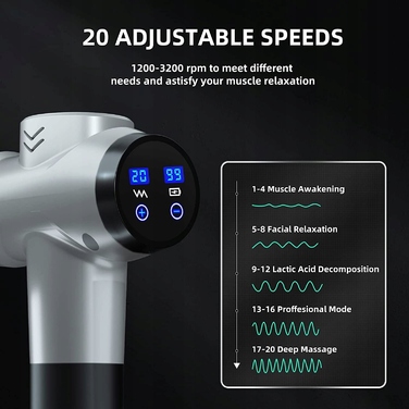 Перкусійний масажер для м'язів AERLANG EM9
