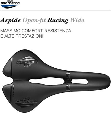Сідло Selle San Marco Aspide Racing чорне для дорослих, унісекс