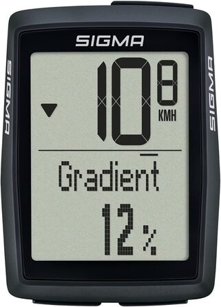 Велокомп’ютер Sigma BC 14.0 WL STS, бездротовий, з каденсом, 14 функцій, висотомір, великий дисплей, водостійкий, тривалий час роботи, гнучке кріплення