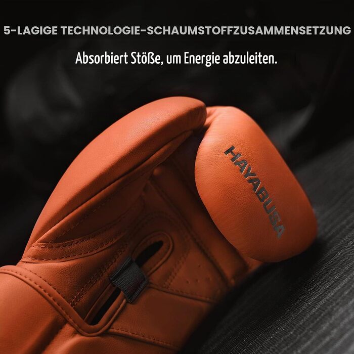 Боксерські рукавички Hayabusa T3 Kanpeki 16 oz, колір Ton-Orange