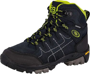 Черевики трекінгові дитячі Brütting Mount Shasta Hi, 39 EU, блакитно-лимонні
