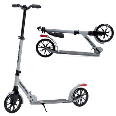 Самокат міський BLACKWHEELS Zoom City-Scooter 200мм, алюмінієвий, складний, з амортизатором, регульований кермо, бежевий