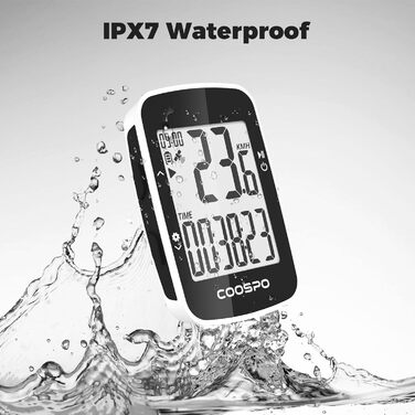 Велокомп'ютер COOSPO BC26 GPS бездротовий Bluetooth 5.0/ANT+, водонепроникний IP67, LCD 2.3