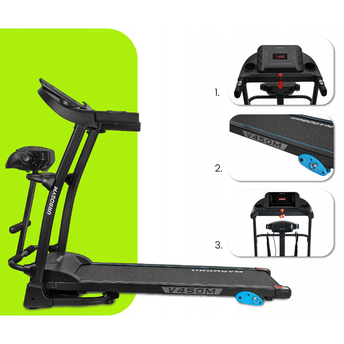 Електрична бігова доріжка Urbogym V450M (до 120 кг)