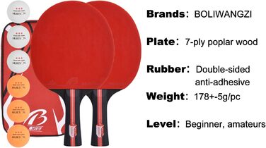 Набір для настільного тенісу з ракеткою та 6 м'ячами Lynlon