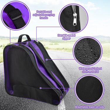 Сумка для ковзанів Tasche: для фігурного катання, хокею, лиж. З регульованим ременем. Для чоловіків та жінок.