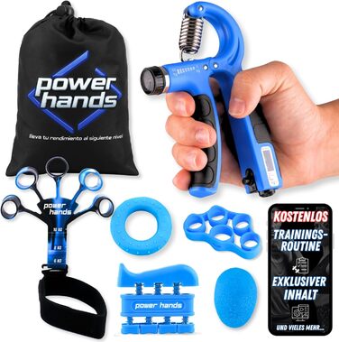 POWER HANDS Супер-кіт для тренування сили хвата - тренажер руки, пальців, передпліччя