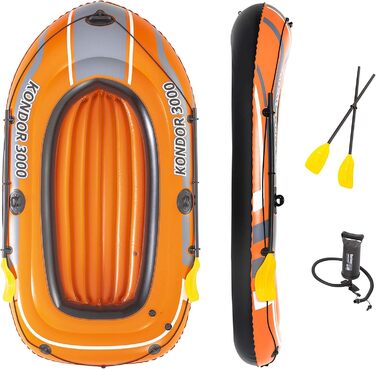 Надувний човен Bestway Kondor 3000, 232x115x36 см, комплект