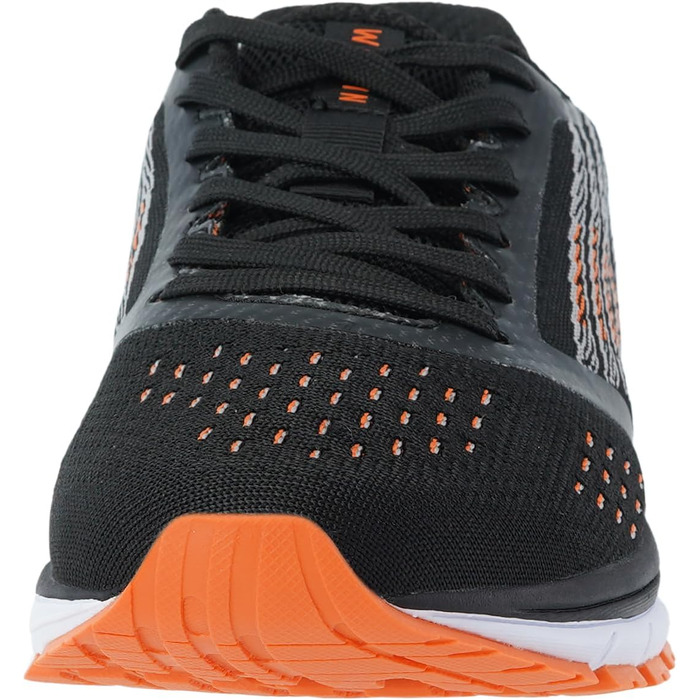 Кросівки для бігу Whitin для чоловіків та жінок, спортивні кросівки унісекс, зручні кросівки для вулиці та ходьби, розмір 36-47 (47 EU, чорний/оранжевий)