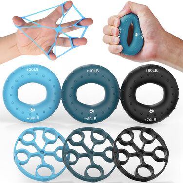FUNFLEX Griffkraft Trainer Set: Розвиток сили кистей, передпліч та пальців (Ozean 6)