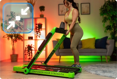 Електрична бігова доріжка Thunder RACE до 130 кг