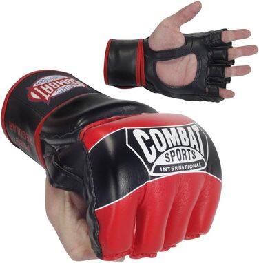 Ringside Combat Sports професійні ММА рукавички для юніорів, чорні, червоні, унісекс, розмір M, регулярні