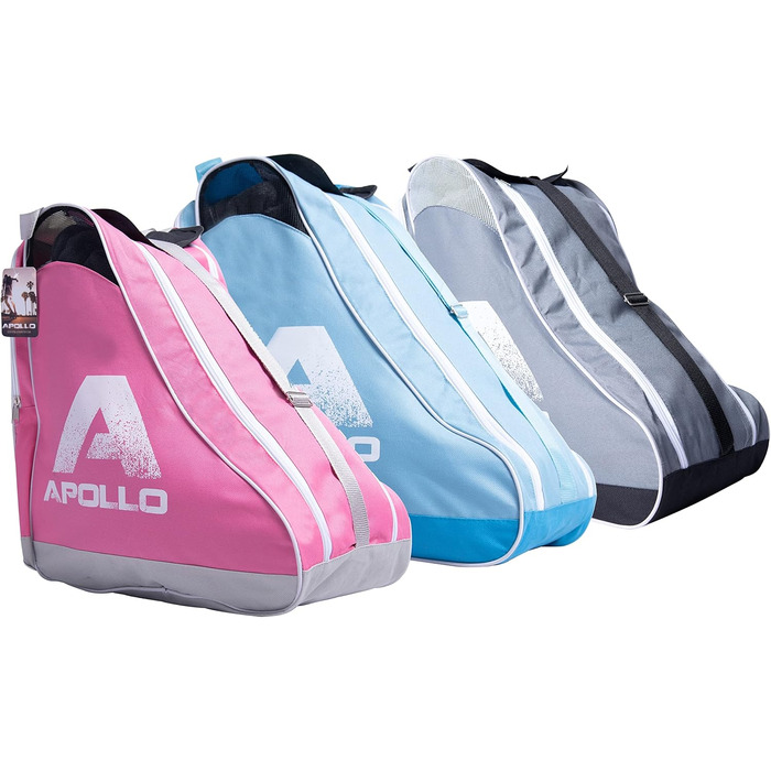Сумка для роликів Apollo Skate Bag: сіра, для дітей та дорослих, для роликів, інлайнів та аксесуарів