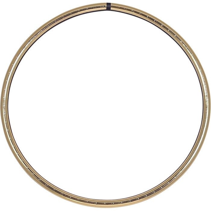 Обруч для фітнесу Zirkus Hula Hoop металевий, золото, 70 см